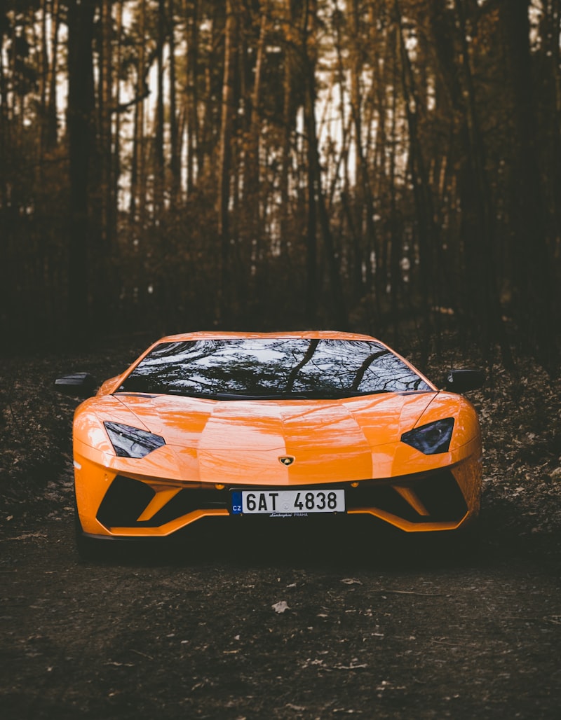Race car sunset